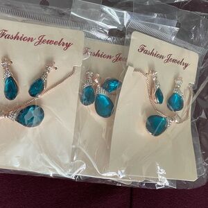 9 pack - Elegant Blue Fashion Jewelry Set